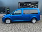 Volkswagen Caddy Maxi - 5 zitplaatsen+Electr draaistoel, Autos, Volkswagen, 5 places, Cuir, Bleu, Carnet d'entretien