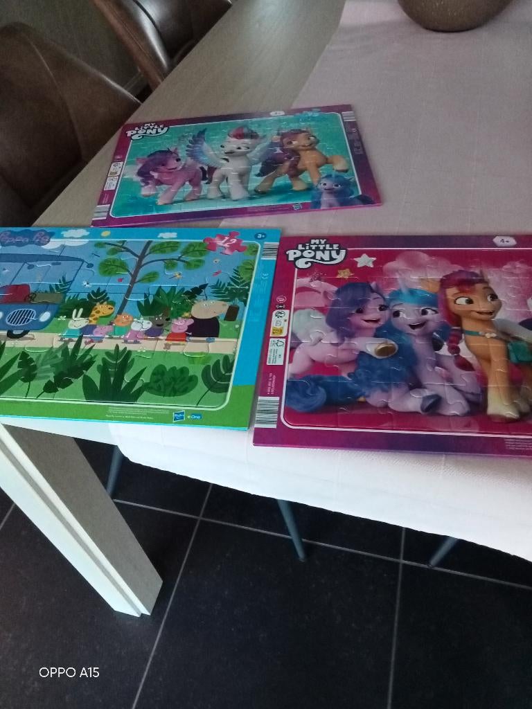 3 puzzels, Ophalen, Zo goed als nieuw