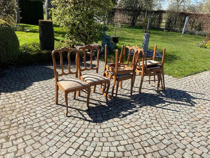 Stoelen, Huis en Inrichting, Stoelen, Gebruikt, Vijf, Zes of meer stoelen, Hout, Overige kleuren, Ophalen