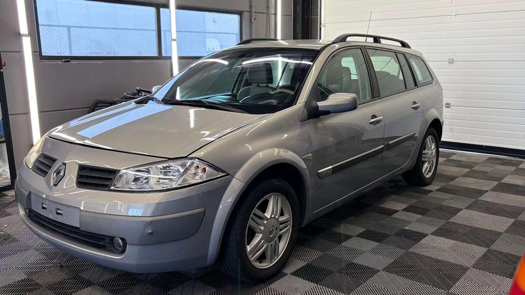 Renault Mégane SW 1.4i | 163.000 KM. | BJ. 2004, Autos, Argent ou Gris, Achat, Entreprise, Noir