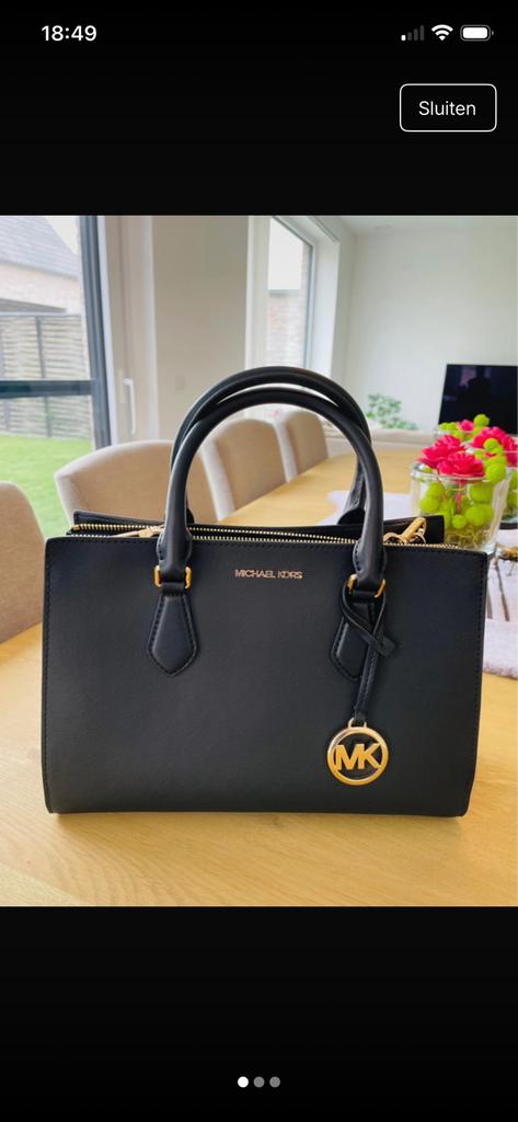 Handtas zwart Michael kors, Ophalen of Verzenden, Zo goed als nieuw, Zwart, Handtas