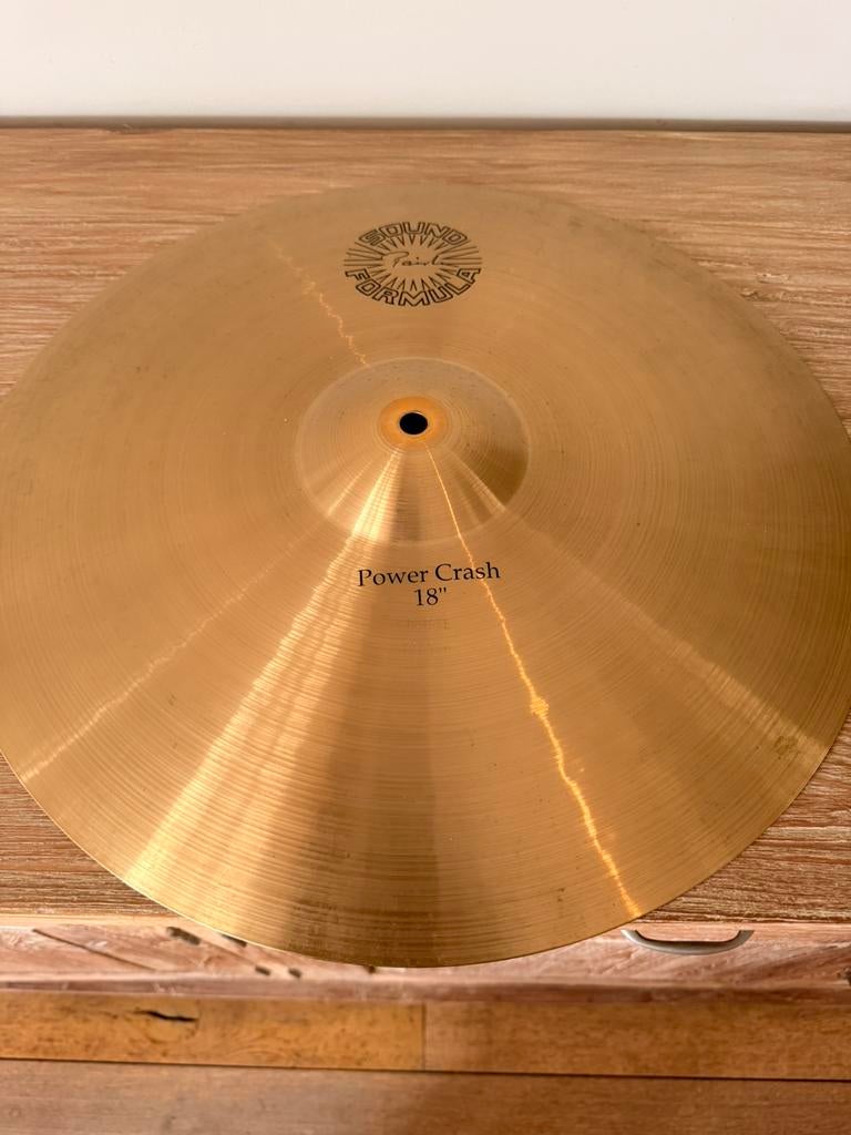 Paiste Sound Formula 18” Power Crash – vintage pro cymbal, Ophalen, Gebruikt