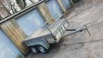 Remorque double essieux 750kg Aluminium avec bâche, Enlèvement ou Envoi, Comme neuf
