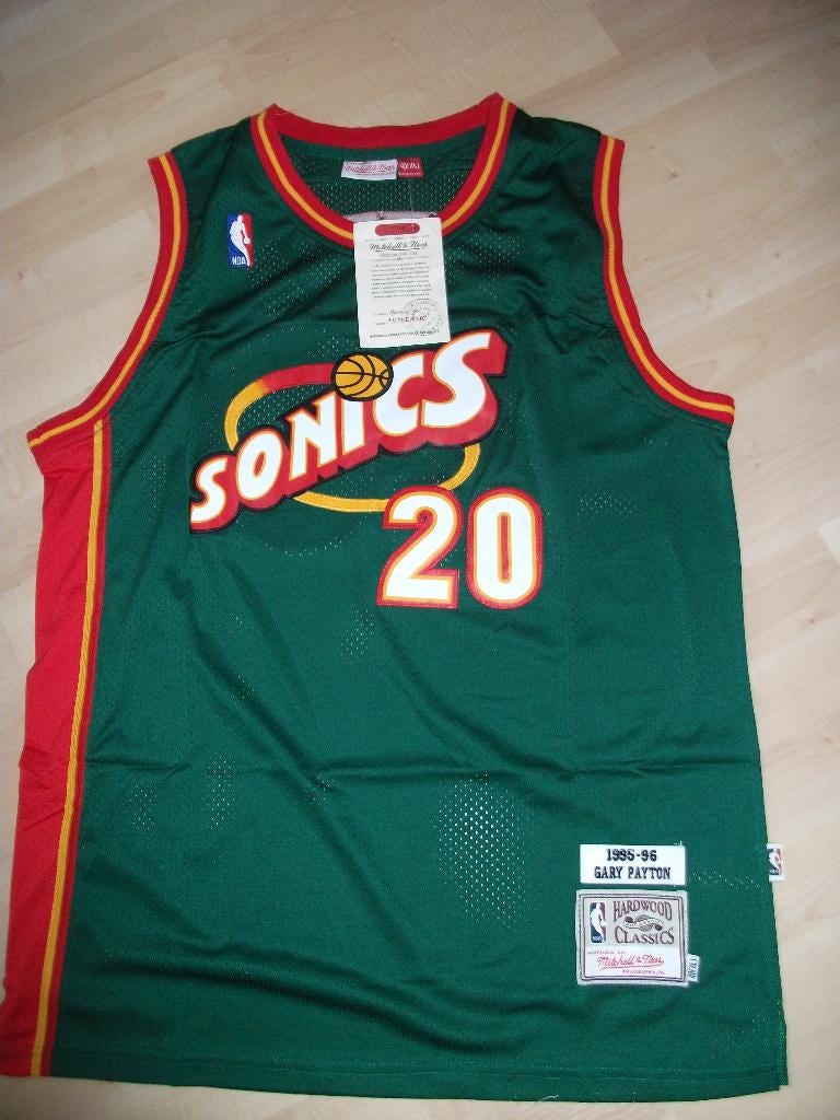 Seattle SuperSonics Retro Jersey Payton maat: S, Sports & Fitness, Basket, Enlèvement ou Envoi, Neuf, Vêtements