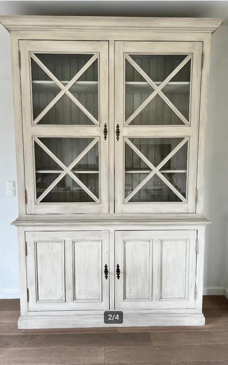 BUFFETKAST BOEKENKAST VITRINEKAST EICHHOLTZ Flamant oudwit, Huis en Inrichting, Woonaccessoires | Overige, Zo goed als nieuw, Ophalen