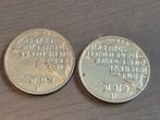 Munt (x2) 150 jaar onafhankelijkheid België 500 fr, Postzegels en Munten, Munten | België, Setje, Zilver, Ophalen of Verzenden