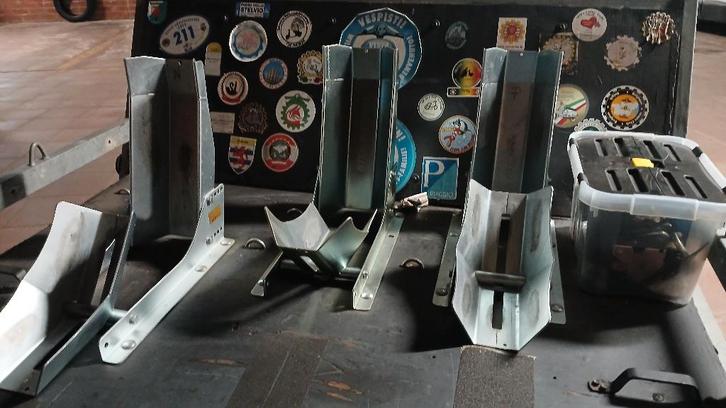 TE HUUR - Aanhangwagen voor Vespa/motor, Motoren, Overige Motoren, Ophalen