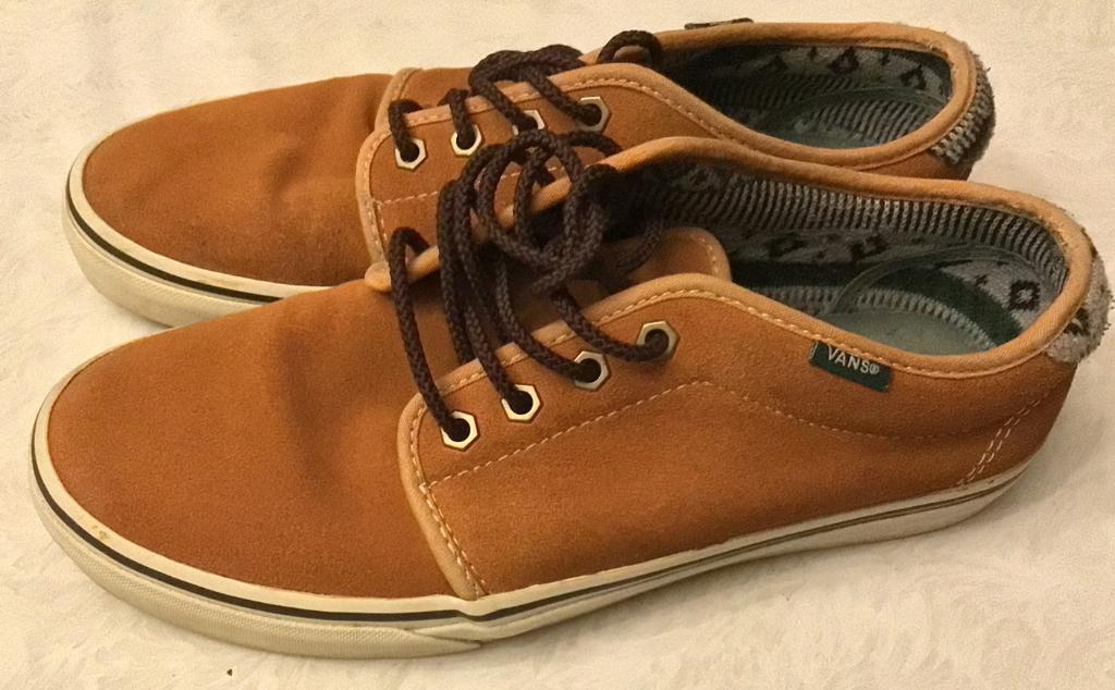 Vans herenschoenen bruin daim maat 41, Ophalen of Verzenden, Bruin