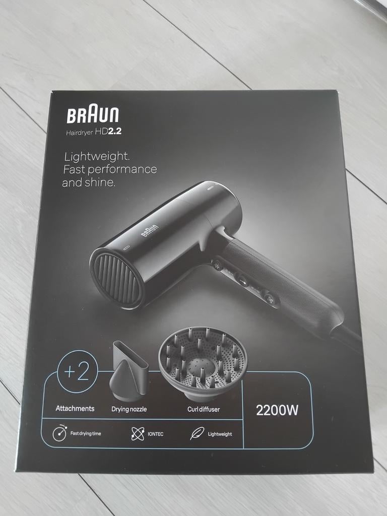 Braun haardroger HD2.2, Ophalen of Verzenden
