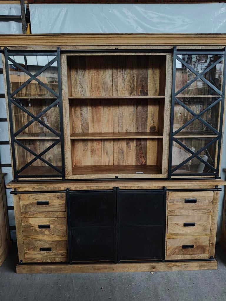 Buffetkast mangohout (outlet), Huis en Inrichting, Ophalen, Nieuw, Hout