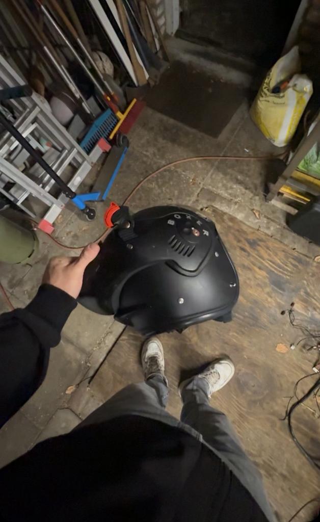 Boxer alfa helm, Motoren, Kleding | Motorhelmen, Ophalen of Verzenden, Tweedehands, M