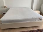 bed, Huis en Inrichting, Gebruikt, Bruin, 210 cm, Tweepersoons
