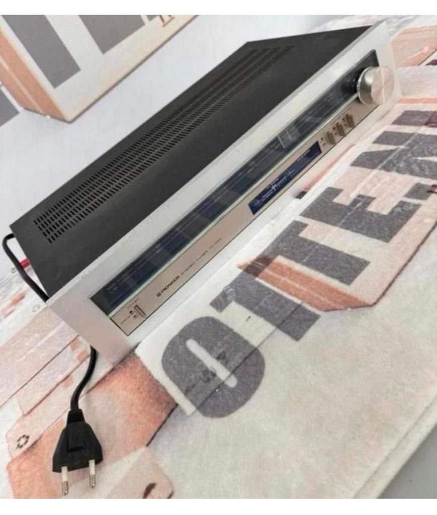 1980 - Vintage Pioneer Tuner TX-410L tx410l fm am met kabels, Audio, Tv en Foto, Tuners, Zo goed als nieuw, Analoog, Ophalen of Verzenden