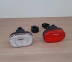 2 fietslichtjes (voor- en achterlicht) - op 2 AAA batterijen, Vélos & Vélomoteurs, Accessoires vélo | Éclairage de vélo, Enlèvement ou Envoi
