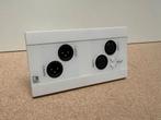 Audac NWP222 Wall Dante PoE - 2 x XLR in- & out + Bluetooth, Enlèvement ou Envoi, Comme neuf