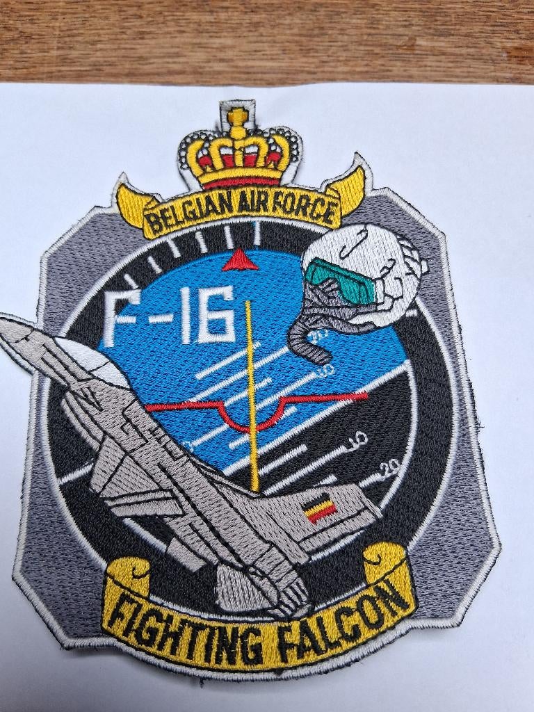Belgian airforce 1, Verzamelen, Ophalen of Verzenden, Luchtmacht, Embleem of Badge