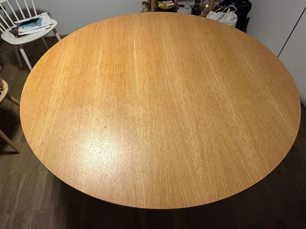 Table de salle à manger ronde HAY CPH25 — Ø140 cm | Chêne, 100 à 150 cm, Cinq personnes ou plus, Rond, Scandinavian