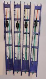 Hengelsport 4 zelfgemaakte vislijntjes set 86, Ophalen of Verzenden, Nieuw, Vaste hengel