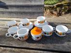 Vintage seventies servies oranje bruin, Enlèvement