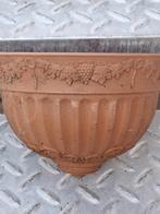 1 halve hangbloempot, Tuin en Terras, Kunststof, Gebruikt, Minder dan 40 cm, Balkon