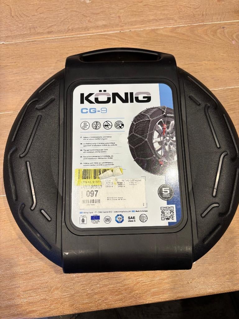 KÖNIG CG-9 097 Sneeuwkettingen, Autos : Divers, Chaînes, Neuf, Enlèvement