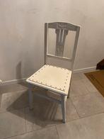 Chaise peinte en blanc, Maison & Meubles, Enlèvement, Utilisé, Blanc