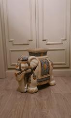 VINTAGE KERAMIEKEN OLIFANT PLANTENTAFEL PLANTENSTAANDER, Ophalen