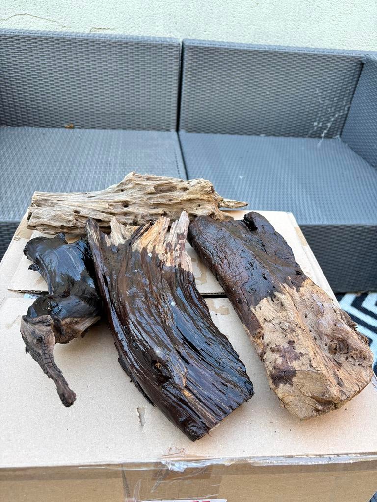 Aquarium hout, Dieren en Toebehoren, Vissen | Aquaria en Toebehoren, Ophalen, Zo goed als nieuw