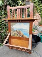 Porte-journaux artdeco, artisanat antique, peinture à l'huil, Enlèvement ou Envoi