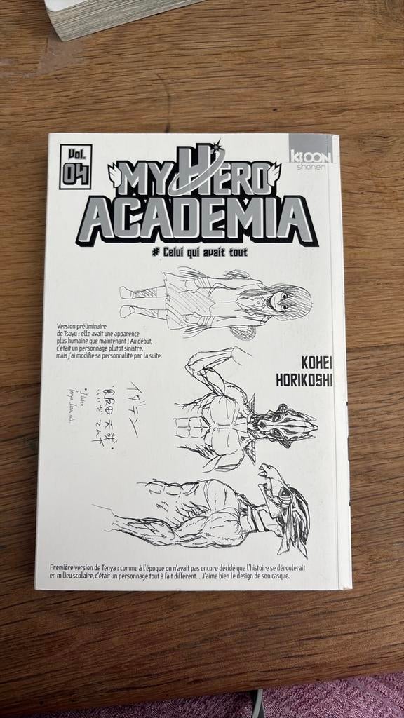 manga my hero academia, Enlèvement, Comme neuf