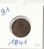 2 CENTIEM 1841 LEOPOLD 1, Enlèvement ou Envoi