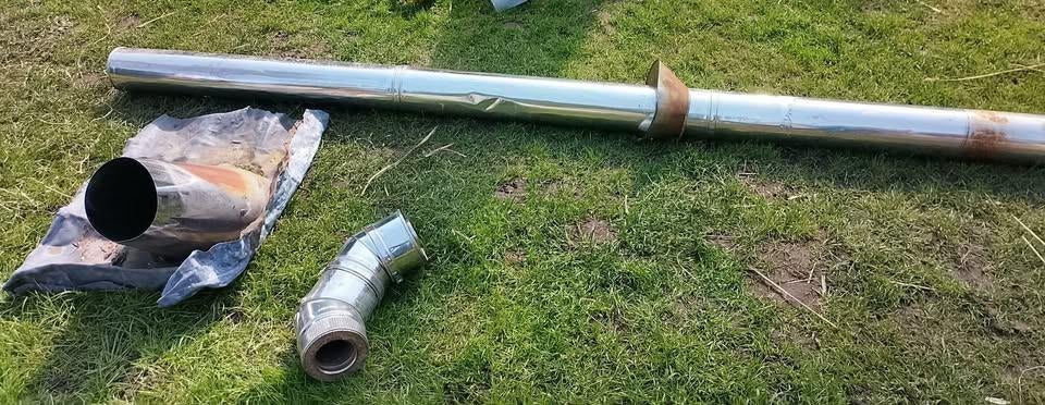 dubbelwandige pellet buis, Ophalen, Gebruikt