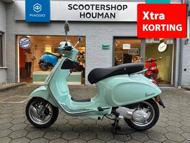 Vespa Primavera 50cc 45 km/h VERDE AMABILE (nr.24), Fietsen en Brommers, Scooters | Vespa, Nieuw, Overige modellen, Benzine