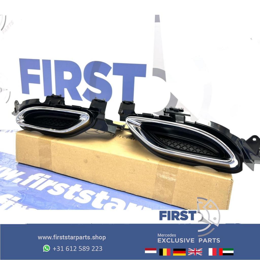 W205 C205 S205 UITLAAT SIERSTUK LINKS + RECHTS SET  Mercedes, Autos : Divers, Tuning & Styling, Enlèvement ou Envoi, -, -, -