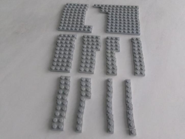 Lego licht blauwachtig grijze 1x platen A, Kinderen en Baby's, Speelgoed | Duplo en Lego, Gebruikt, Lego, Losse stenen, Meerdere sets