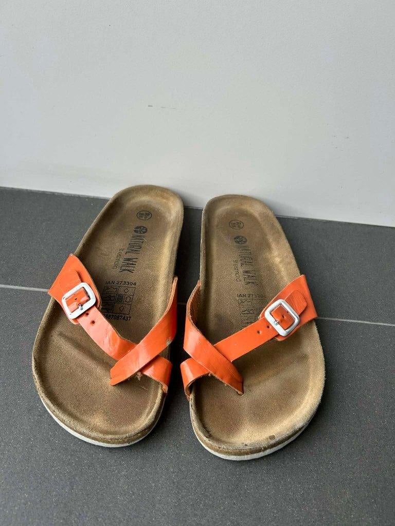 gizeh birkenstock, Kleding | Dames, Schoenen, Oranje, Ophalen of Verzenden, Pantoffels of Sloffen, Gedragen