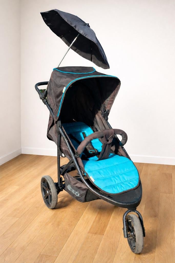 Buggy merk Hauck model Rapid 3 inclusief parasol, Ophalen, Verstelbare rugleuning