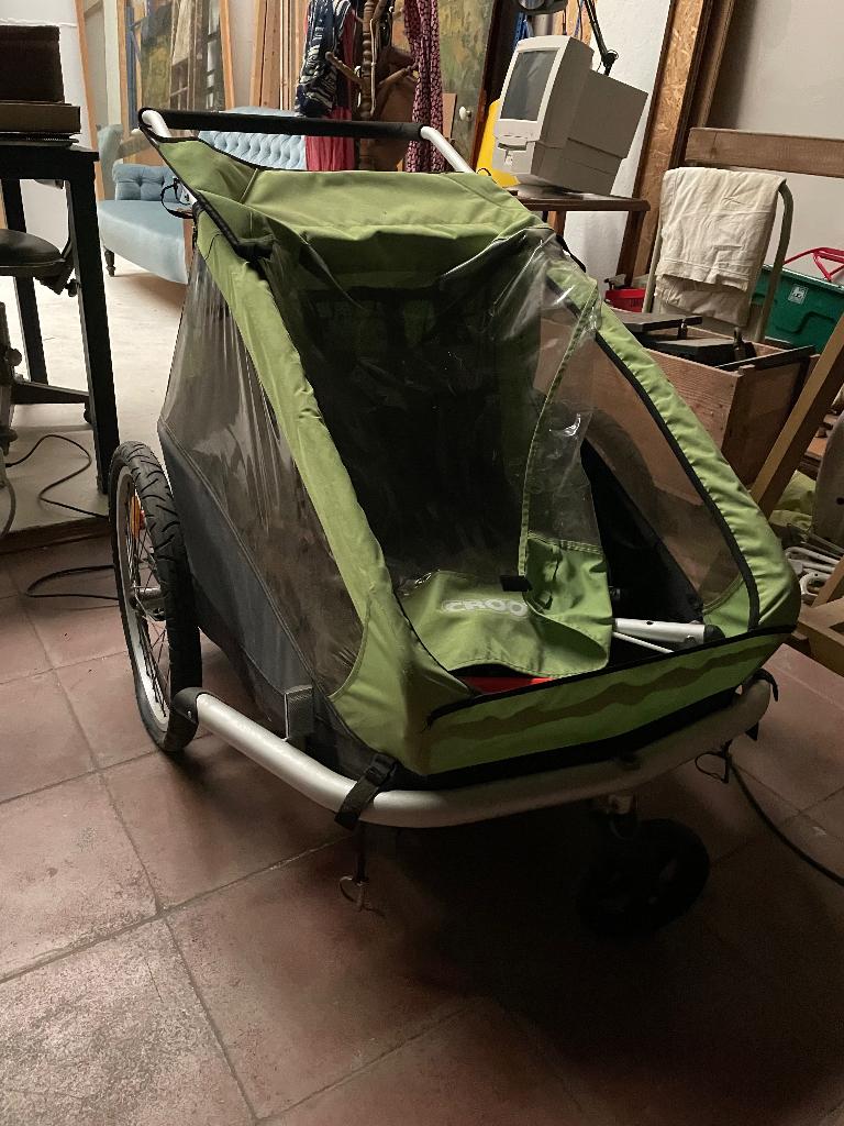 Fietskar voor kinderen - Croozer, Fietsen en Brommers, Fietsaccessoires | Aanhangwagens en Karren, Gebruikt, Kinderkar, 20 tot 40 kg