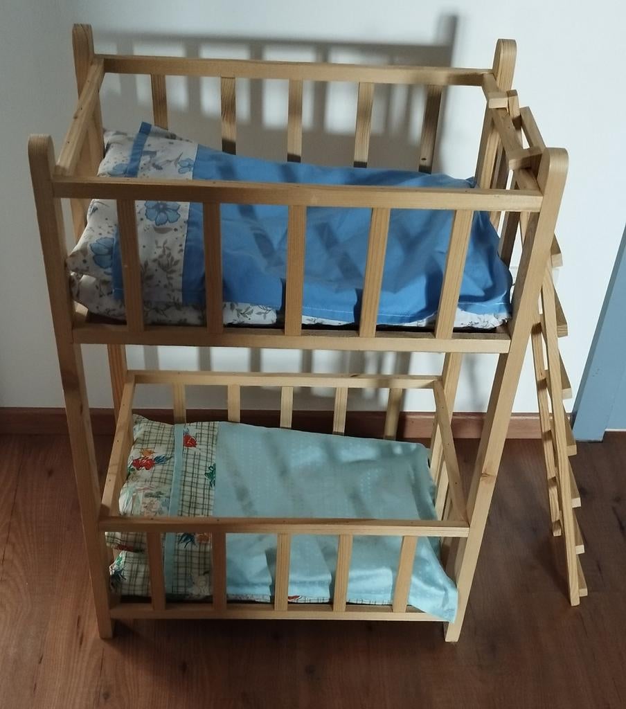 Lits superposés en bois pour poupées avec échelle, Enlèvement