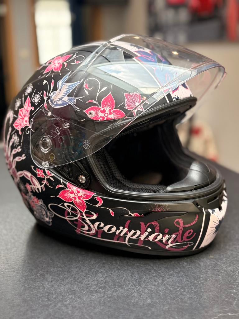 Casque  Scorpion EXO390 Taille S (56cm)Bon état hygiène++, Motos, Enlèvement, S