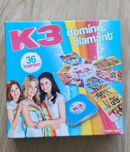 K3 Domino Diamond - Studio 100 - jeu de société, Enlèvement, Neuf