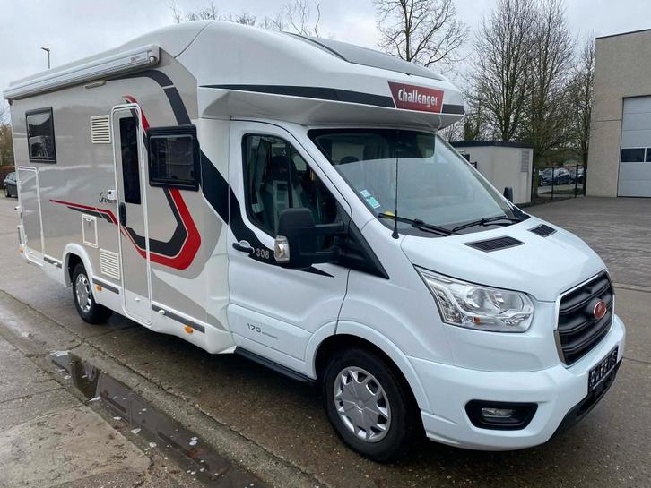 Challenger 308 Graphite Edition Automaat, Caravans en Kamperen, Mobilhomes, Bedrijf, tot en met 4, Half-integraal, Challenger
