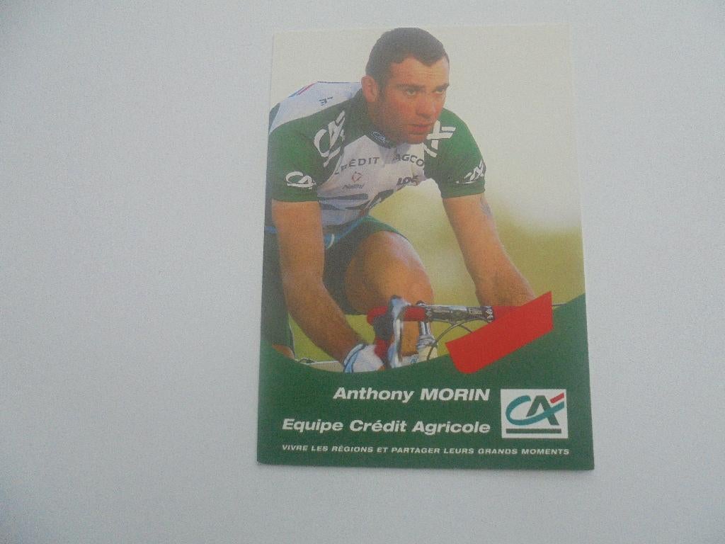 wielrenner-anthony morin, Collections, Photos & Gravures, Envoi, 1980 à nos jours, Comme neuf, Photo