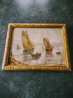 Leuke prent in verguld kadertje., Ophalen of Verzenden