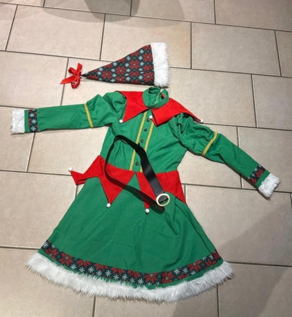 Kerstelf Jurkje - S, Diversen, Kerst, Ophalen of Verzenden