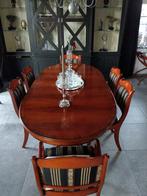 Tafel met 6 stoelen, Antiek en Kunst, Ophalen