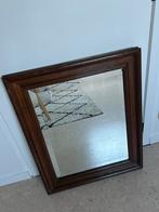 Spiegel met vol eiken kader, Antiek en Kunst, Ophalen, Rechthoekig