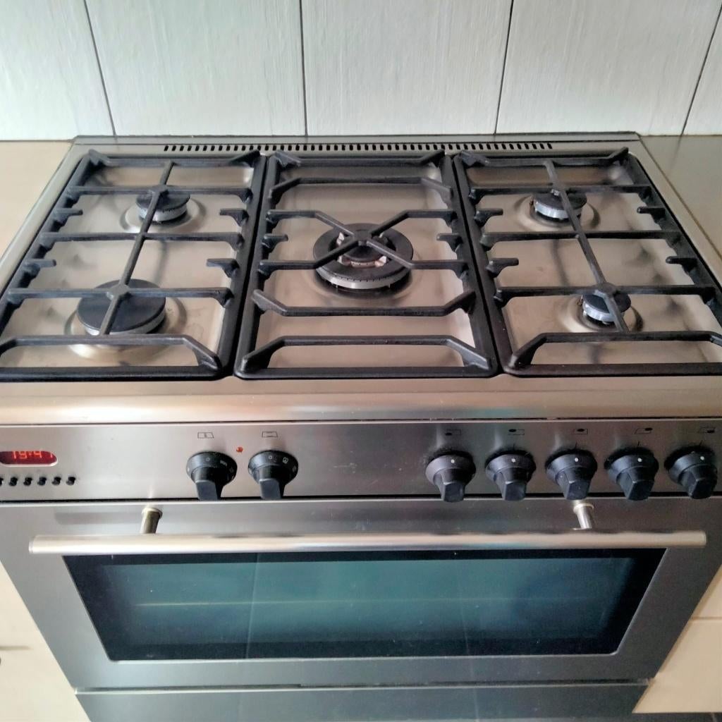 kookvuur /dampkap, Elektronische apparatuur, Fornuizen, Ophalen, Gebruikt, 60 cm of meer, Gas