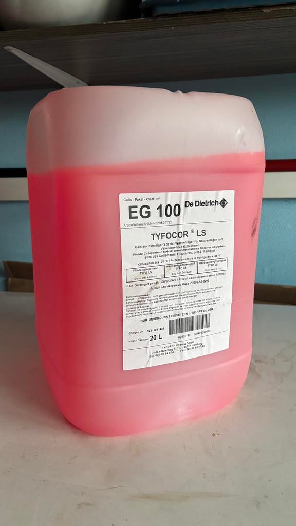 De Dietrich TYFOCOR LS zonnevloeistof, Ophalen, Zo goed als nieuw