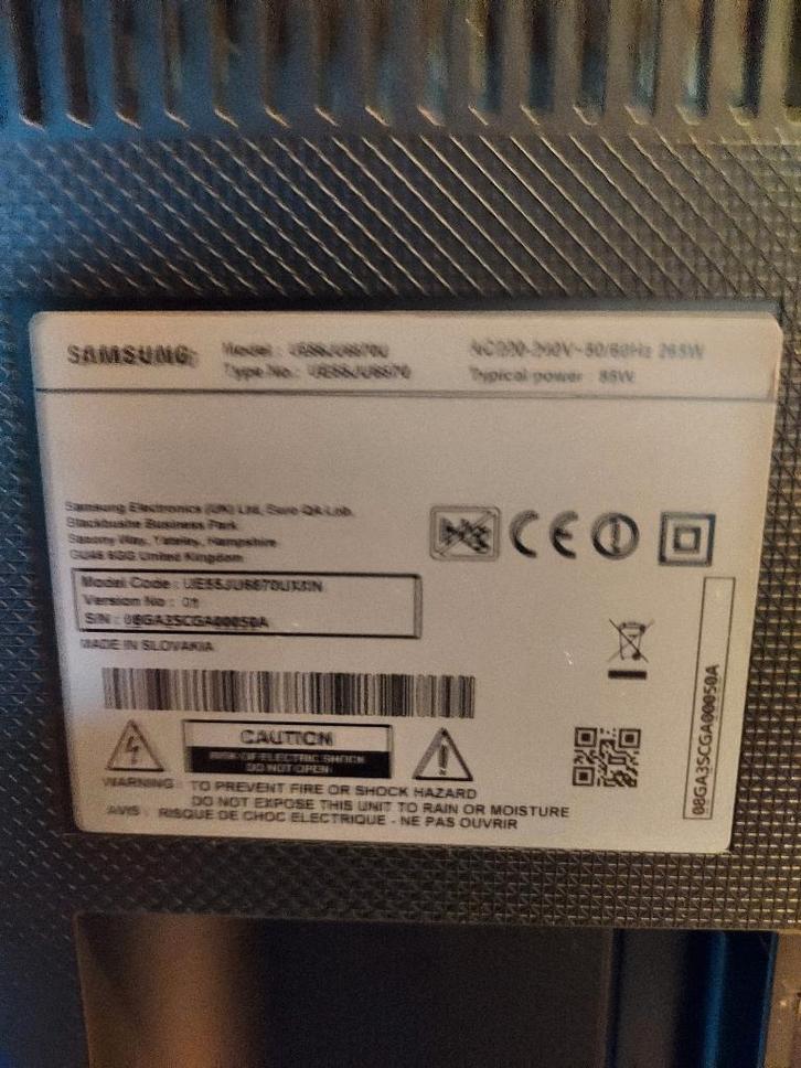 Samsung smart tv 4k  55 inch, Audio, Tv en Foto, Overige Audio, Tv en Foto, Gebruikt, Ophalen